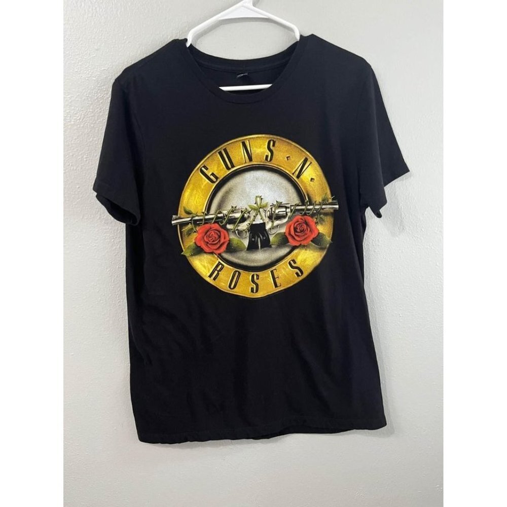 Bay Island Guns and Roses graphic t shirt Mens size Medium